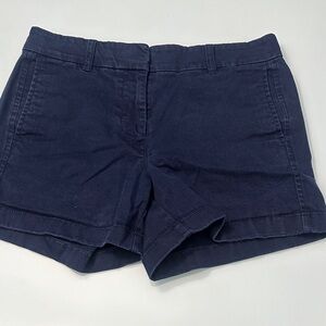 J. Crew Navy Blue Chino Shorts